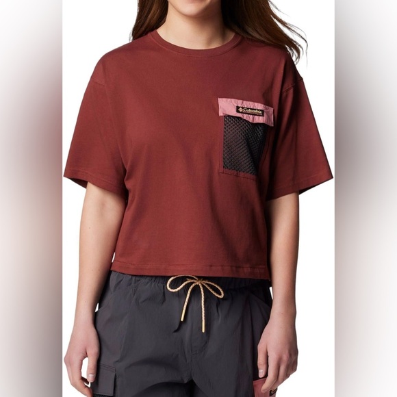 Columbia T-Shirts Women's Dark Red -
POIZON - Picture 1 of 12